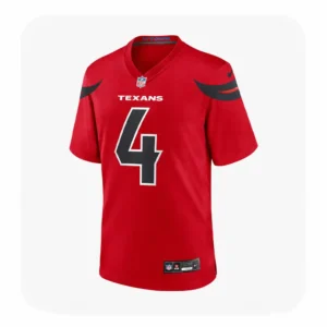 Woody Marks Texans Red Game Jersey