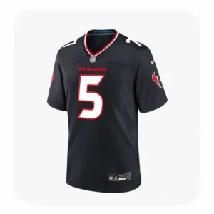 Jalen Pitre Texans Game Navy Jersey