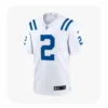 Front View For Josh Downs Indianapolis Colts White Game Jersey