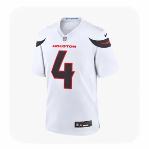 Woody Marks Texans White Game Jersey