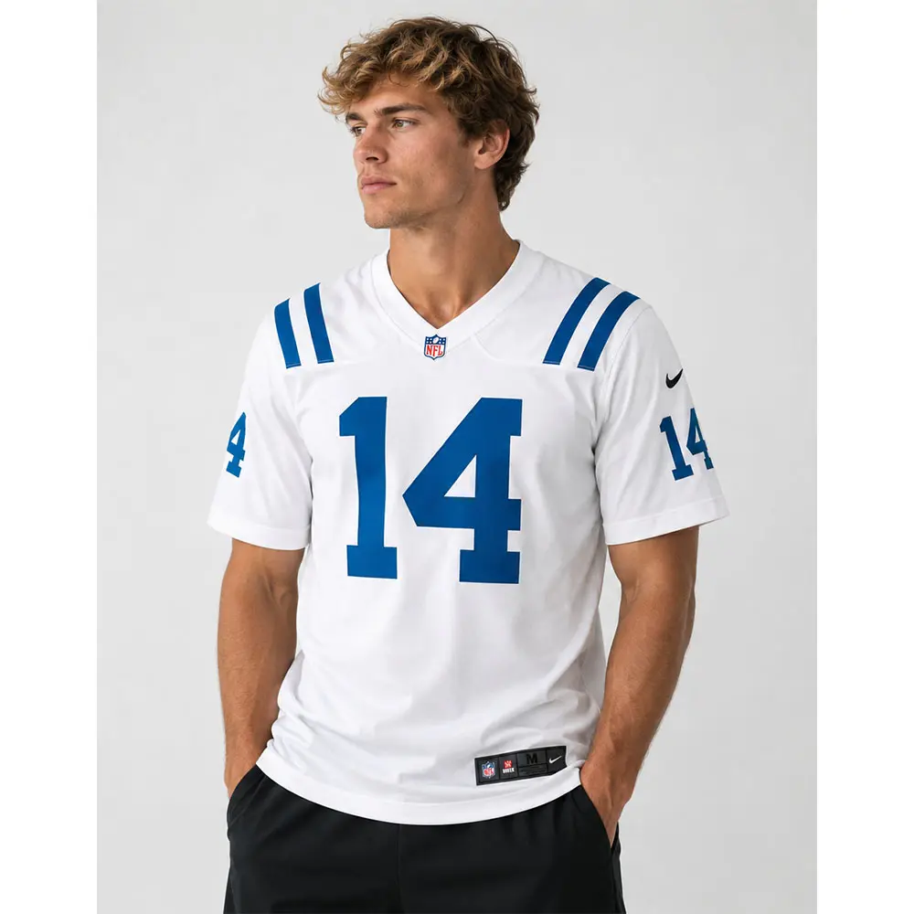 View For Alec Pierce Indianapolis Colts White Game Jersey View For Alec Pierce Indianapolis Colts White Game Jersey
