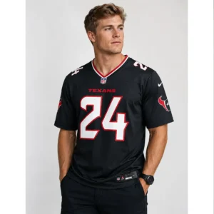 View For Braden Smith Houston Texans Navy Game Jersey