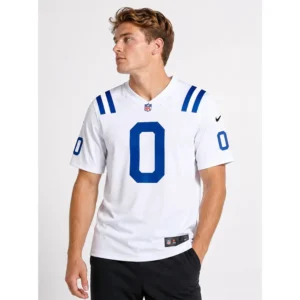 View For Cam Bynum Indianapolis Colts White Game Jersey