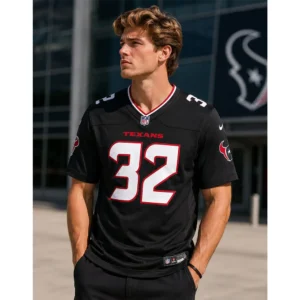 View For David Montgomery Houston Texans Navy Game Jersey