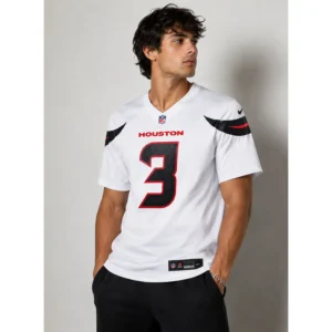 View For Kamari Lassiter Texans White Game Jersey