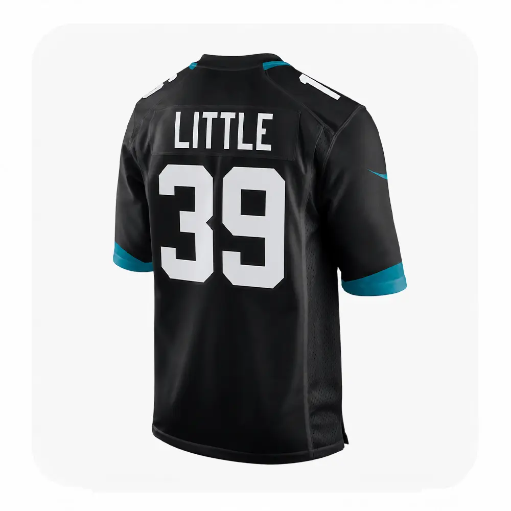 Back View For Cam Little Jacksonville Jaguars Black Game Jersey Back View For Cam Little Jacksonville Jaguars Black Game Jersey