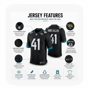 Details For Josh Hines Allen Jacksonville Jaguars Game Black Jersey