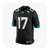 Front View For Joey Aguilar Jacksonville Jaguars Game Black Nike Jersey