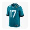 Front View For Joey Aguilar Jacksonville Jaguars Game Teal Jersey