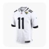 Front View For Parker Washington Jacksonville Jaguars White Game Jersey