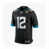 Front View For Travis Hunter Jacksonville Jaguars Game Black Jersey