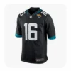 Front View For Trevor Lawrence Jacksonville Jaguars Game Black Jersey