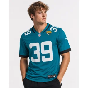 View For Cam Little Jacksonville Jaguars Game Teal Jersey