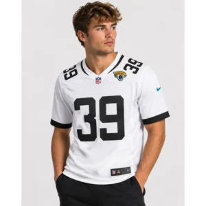 View For Cam Little Jacksonville Jaguars Game White Fan Jersey