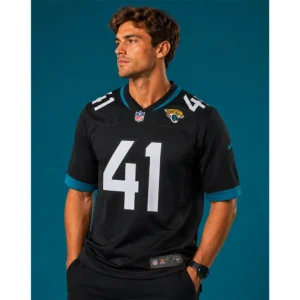 View For Josh Hines Allen Jacksonville Jaguars Game Black Jersey