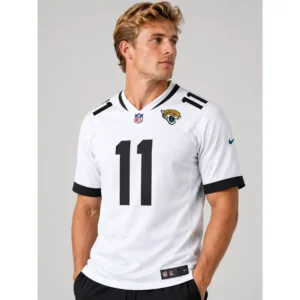 View For Parker Washington Jacksonville Jaguars White Game Jersey