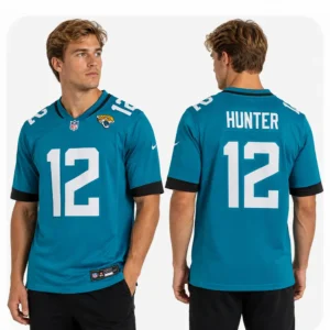 View For Travis Hunter Jacksonville Jaguars Game Teal Jersey