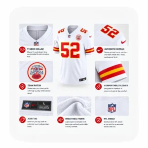Details For Creed Humphrey Chiefs White Vapor Jersey