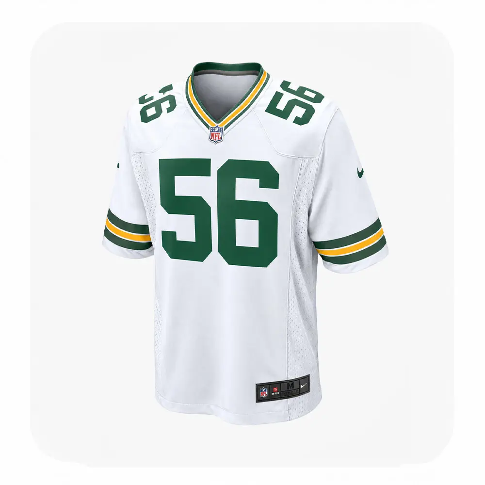 Front View For Edgerrin Cooper Packers White Game Jersey Front View For Edgerrin Cooper Packers White Game Jersey