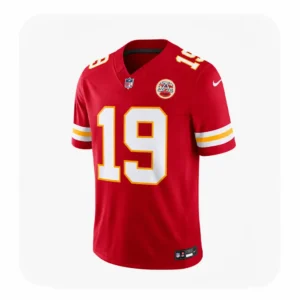Garrett Nussmeier Chiefs Red Vapor Jersey