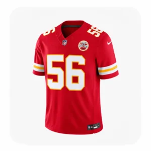 George Karlaftis Chiefs Vapor Red Jersey