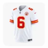 Front View For Justin Fields Chiefs White Vapor Jersey