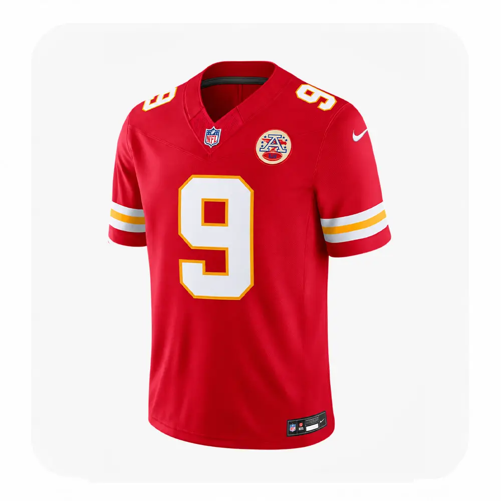 Front View For Kenneth Walker Chiefs Red Vapor Jersey Front View For Kenneth Walker Chiefs Red Vapor Jersey