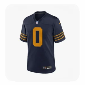 Matthew Golden Green bay Packers Navy Game Jersey
