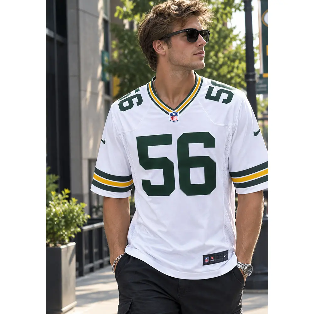 View For Edgerrin Cooper Packers White Game Jersey View For Edgerrin Cooper Packers White Game Jersey