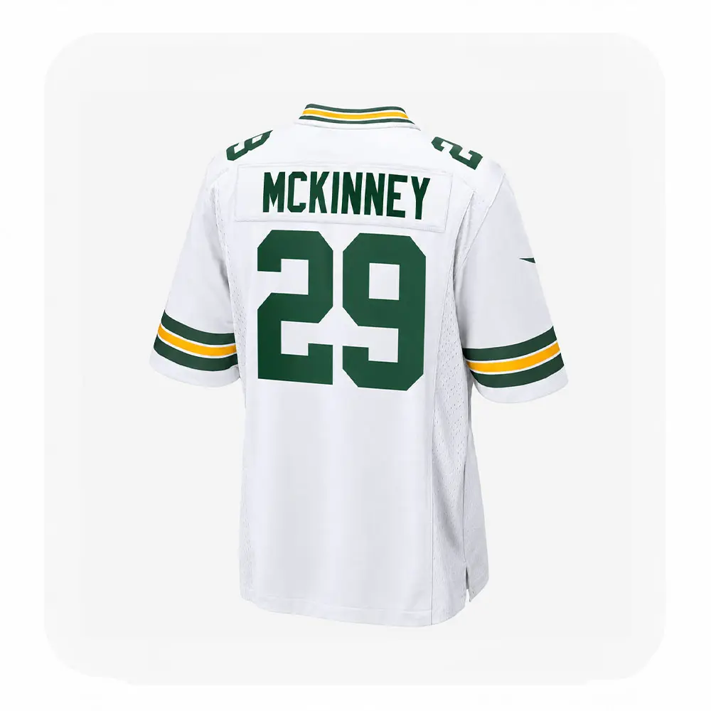 Xavier Mckinney Green Bay Packers White Game Jersey - Nflpro Ball